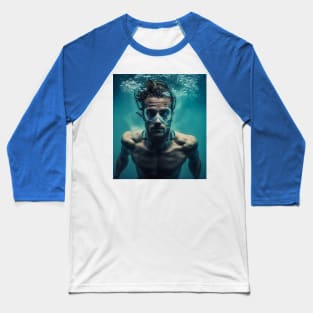 underwater diver shirt Baseball T-Shirt
